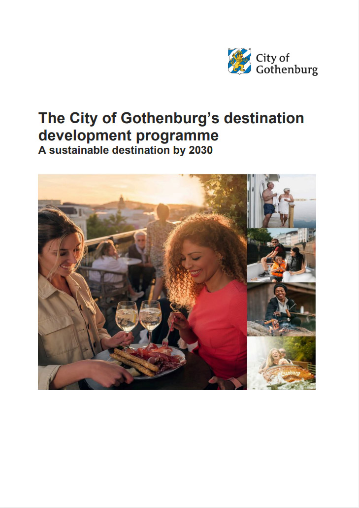 The cover for Gothenburg City's Destination Development Programme