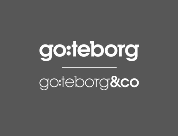 Grå färgplatta med loggan för Göteborg och för Göteborg & Co